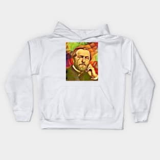 Hippolyte Taine Snow Portrait | Hippolyte Taine Artwork 15 Kids Hoodie